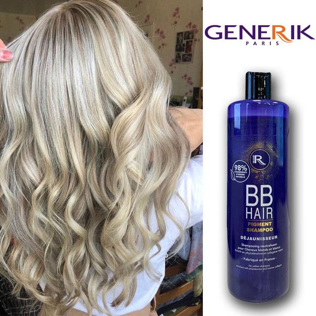 BBHair Pigment Shampoo Déjaunisseur Générik 500ml 