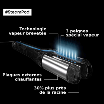 Steampod 3.0 D&eacute;bit de Vapeur Am&eacute;lior&eacute;