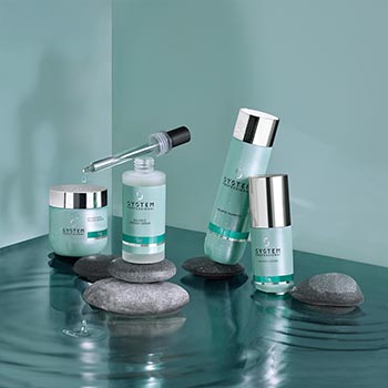 Shampooing balance system professional