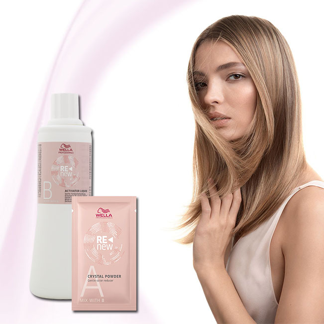 crystal powder color renew wella 5x9g