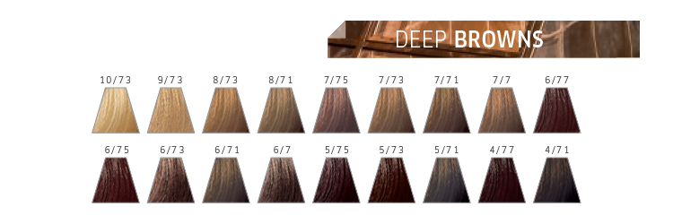 Nuancier Color Touch Deep Browns Wella