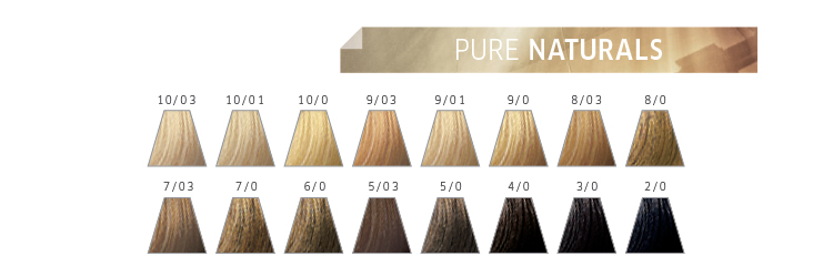 Nuancier Color Touch Pure Naturals Wella